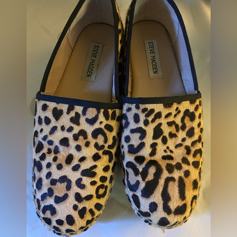 Steve Madden Leopard Print Espadrilles